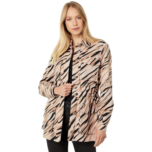 Ted Baker Hamiel Printed and Washed Cargo Jacket Natural 1 (US 4)